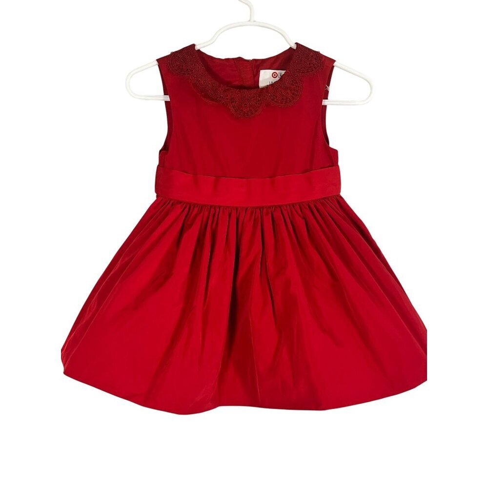 Festive Holiday Floral Lace Dress 18M Wedding Chic Preppy Tulle  Classic